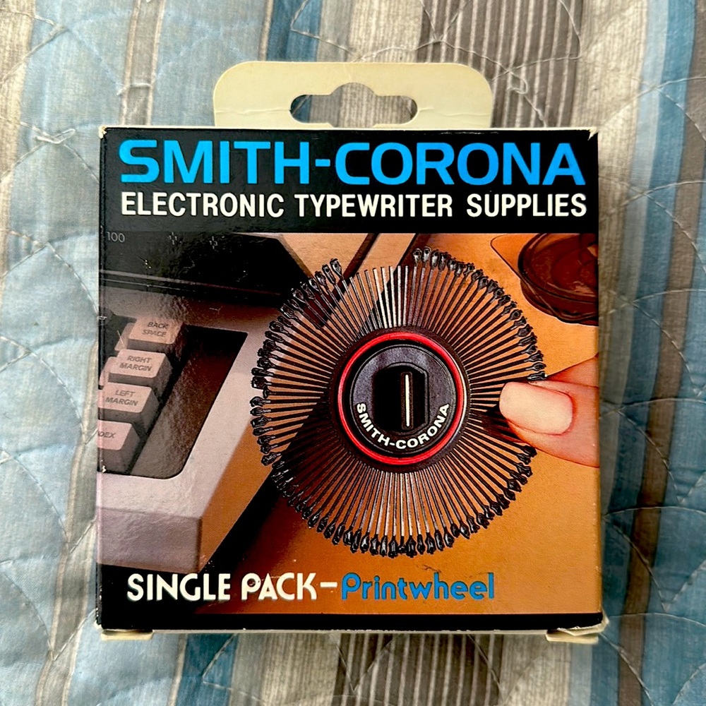 Smith Corona Micro 15 red ring print wheel for a SC A series electric typewriter